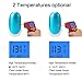 5200mAh USB Rechargeable Electric Hand Warmer,Vshow Baby Dolphin Double-Side Pocket Warmer /Emergency Phone Charger for iPhone /Samsung Galaxy - Blue