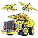 Construction Building Kits Toy - Truck and Plane 2 in 1 Pack, Educational STEM Learning Sets for Kids, Best Gift