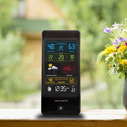 AcuRite 01605 Pro Color Weather Station with Wind Speed, Temperature