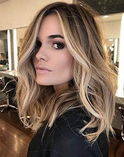 Tape in Hair Extensions Real Remy Tape Extensions Human Smooth and Soft Tape Hair Extensions Ombre Darkest Brown to Ash Brown Mixed Golden Blonde 20pcs/50g 16"