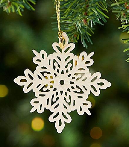 Lenox 2019 Snow Fantasies Snowflake Porcelain Ornament Annual Ivory Ornament New