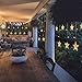Areskey Star Christmas Lights,138 LED 12 Star Curtain String Lights,Waterproof Star Lights Decorative Bedroom Indoor Outdoor Window Wedding Party Garden,8 Modes RF Remote,Warm White