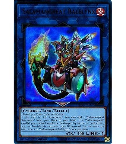 Amazon.com: Yu-Gi-Oh! - Salamangreat Spinny - SDSB-EN004 - Super Rare - 1st  Edition