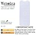 Yimobra Non Slip Bathtub Mat 40 x 16 Inch, Extra Long Shower Mat with Drain Holes, Machine Washable Baby Bath Mats, Strong Suction Cups for Bathroom Floor, Clear Green