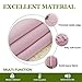 NICETOWN Room Darkening Curtains for Girls Room - Nursery Essential Thermal Insulated Solid Rod Pocket Top Drapes (Lavender Pink=Baby Pink, 1 Pair, 42 x 63 Inch)