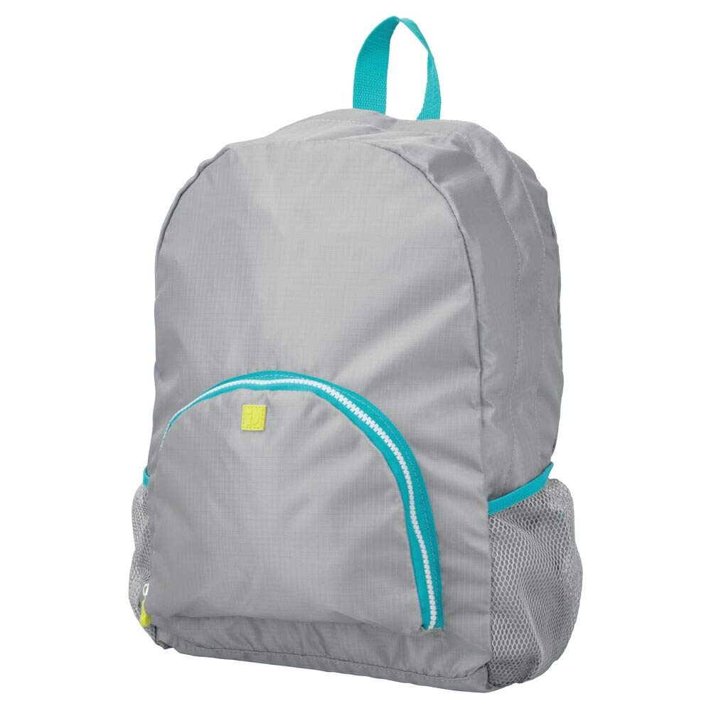 Leggero Zainetto Sportivo con Cerniere e Maniglia Perfetto per voli Ideale  Anche Come Sacca da Sport Grigio/Turchese/Bianco mDesign Zaino da Viaggio  Borsoni urban-earth.co.uk