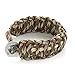 X-Plore Gear Survival Paracord 550 Bracelet with Fire Starter, Tinder, Scraper | Durable Parachute Nylon Snug Fit | Build Shelter, Catch Food | for Emergencies, Traveling (Army Camo)