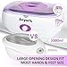 Paraffin Wax Machine for Hand and Feet, Anyork Paraffin Bath Paraffin Wax Warmer with Paraffin Wax Liners Mitts Silicone Brush for Smooth and Soft Skinthumb 1