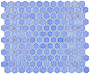 Mosaico de azulejos de cerámica de color verde turquesa brillante, para