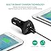 UGREEN Car Charger 3-Port USB 5.8A Smart Port Portable Travel Car Charger for Smartphones and Tablets (Black)