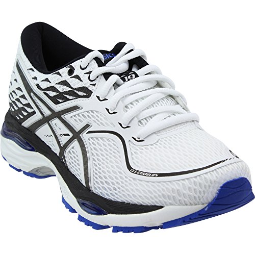 ASICS Women's Gel-Cumulus 19 Running Shoe, White/Black/Blue Purple, 9 Medium US