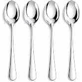 12 Pieces Heavy Duty Teaspoons Set,6.8" Tea Spoons,Stainless Steel teaspoon | Food Grade Small Spoons Silverware for Home, Kitchen, Restaurant,Mirror Polished and Dishwasher Safe