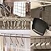 Deezio Stainless Steel S Shaped Hanging Hooks, Kitchen Pot Pan Rack Accessory (Pack of 12)