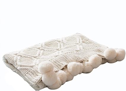 Gf Et El Bebe A Tricoter Lapin Couverture En Laine Faite A La Main Au Crochet Film Couverture Lit Couvre Lit De Berceau Pour Canape De Plage Tapis Tapis 130 X 160 Cm