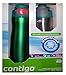 Contigo 2 Pack Vacuum-Insulated Stainless Steel Water Bottles (Green/Silver)