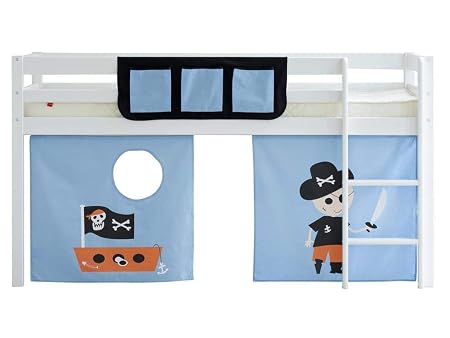 Amazon De Flexa Basic Spielbett Hit Weiss Mit Gerader Leiter