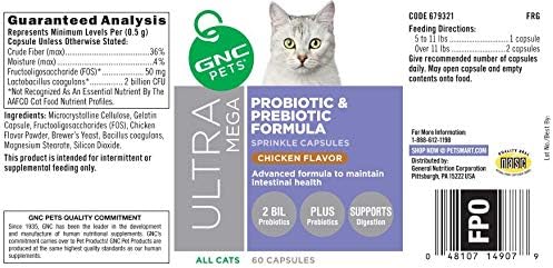 gnc probiotics for cats