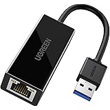 UGREEN USB Ethernet Adapter USB 3.0 to 10 100 1000 Gigabit Ethernet LAN Network Adapter Ethernet Compatible for Nintendo Swit
