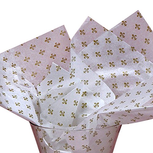 Fleur De Lis Tissue Paper 20" X 30" Christmas | Quantity: 240