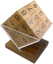 3D Wooden SUDOKU Cube Puzzle and Game