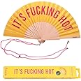 Fisura – Original Folding Fan with Message or Pattern. Handheld Folding Fan for Women