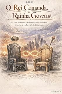 Livro O Rei comanda, a Rainha governa: Um curso profissional e divertido sobre o papel do homem e da mulher na relação amorosa.