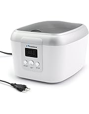 iTronics 600ML Pulitore a ultrasuoni Display Digitale per Gioielli, CD, Orologi, Occhiali, Testine di Stampa