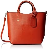 Hynes Victory Womens Boutique Top Handle Handbag (Red-orange)