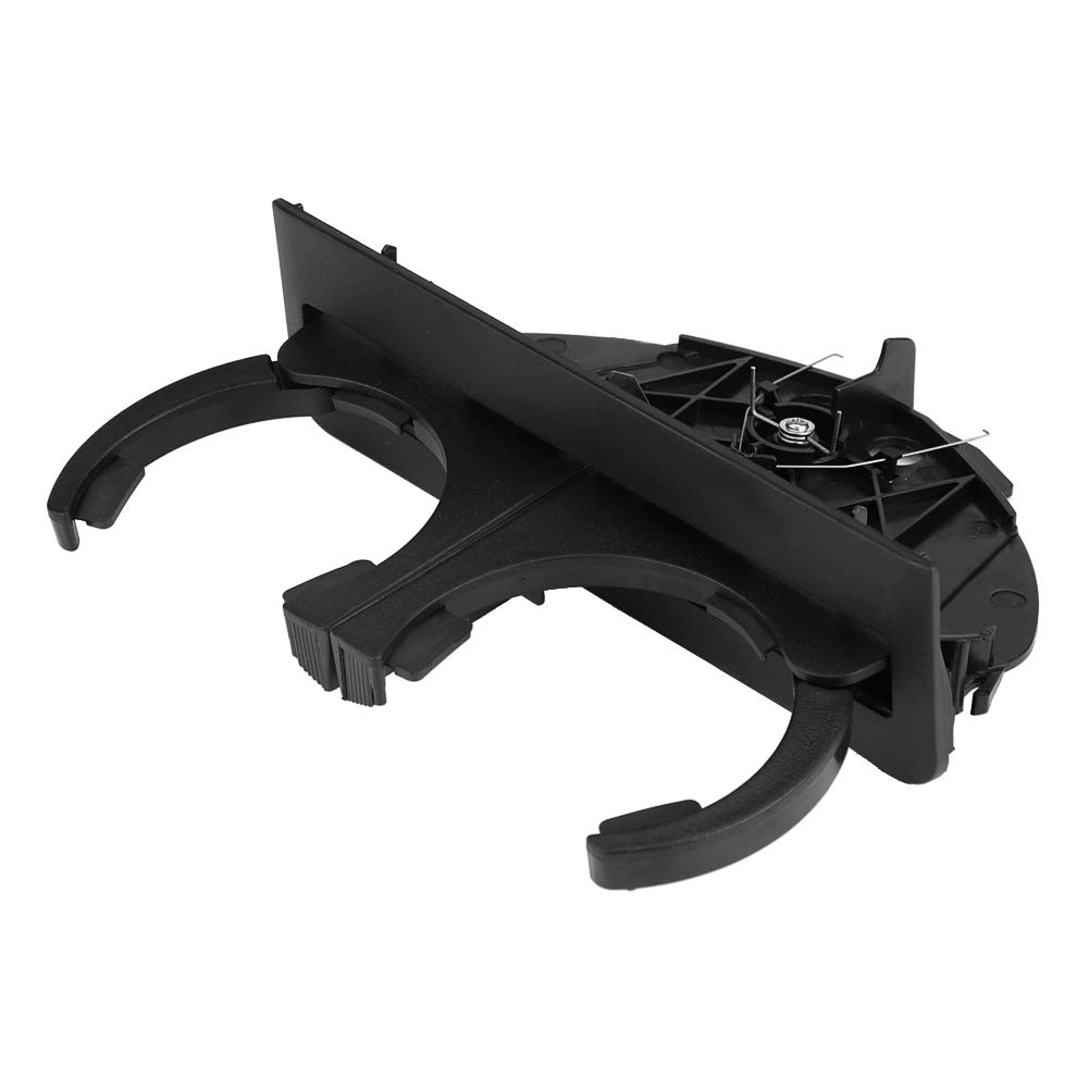 Madezz Plastic Rear Cup Holder Bracket for BMW E39 528 525 520 530 528 540 M5, Black, Car Accessory