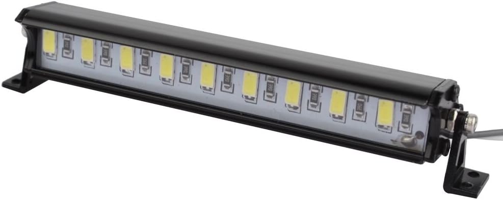 RC Metal Roof Lamp LED Light Bar for RC Car 1/10 RC Crawler AXIAL Wraith RC4WD CC01 Car Truck Part