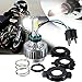 Motorcycle Headlights, AMBOTHER H4 LED Headlight Hi/Lo Beam 360° 3-Side COB Head DRL Fog Replacement Conversion Light Retrofit Kit Headlamp Lamp Bulb 32W 3000LM12V HID White 6000K
