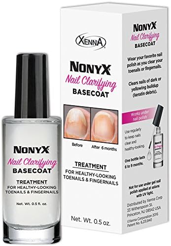 Nonyx Base Coat Nail Treatment Kit For Clear Toe &amp; Fingernails In 3-9 Months