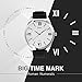 Men's Quartz Watch , Aposon Business Casual Larger Analog Wrist Watch Leather Band Outdoor Sports Roman Numeral Watches -Black
