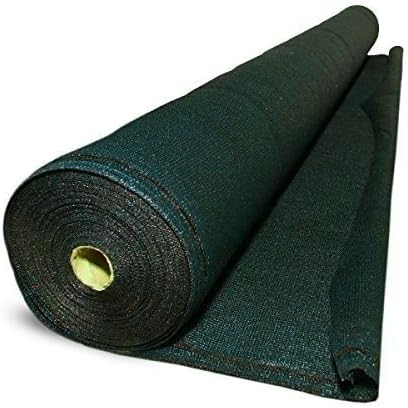 GREEN VISTA DELUXE 6x10 FEET MULTI USE NET / NETTING 60% GREEN SHADE CLOTH AND VISUAL BLOCK for Patios, Gardens, Greenhouses, Ponds and More