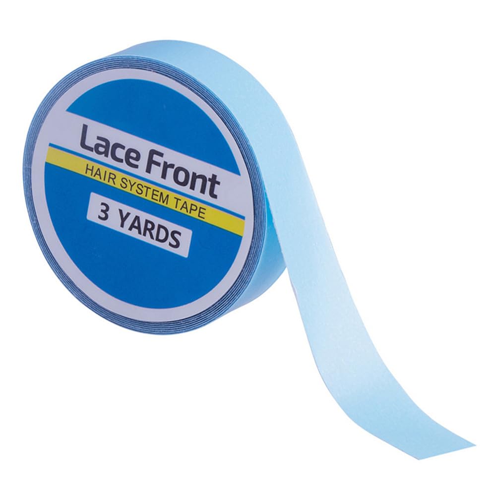 1 Rolls Lace Front Wig Support Tape Hair Extension Tapes Roll Double Sided Hair Tape for Hair Extensions Lace Wig Hairpiece Toupee Hair Weft 10mm x 3yards