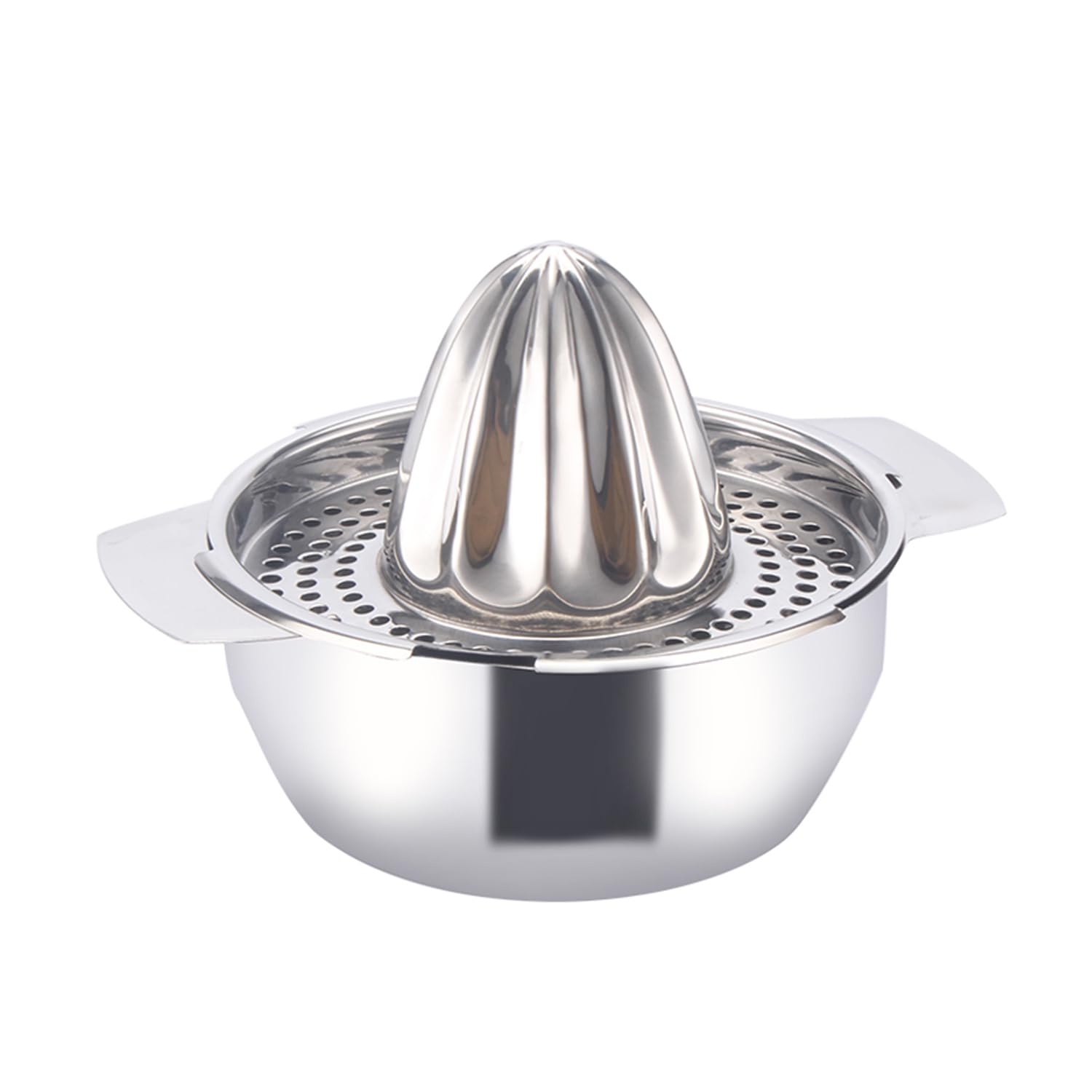 1 Pcs Manual Citrus Press, Stainless Steel Lemon Press, for Lemons, Oranges and Other Fruits, Sturdy and Durable, Dishwasher Safe, Creative Portable Home Manual Juicer (10 X 17 X 11cm)