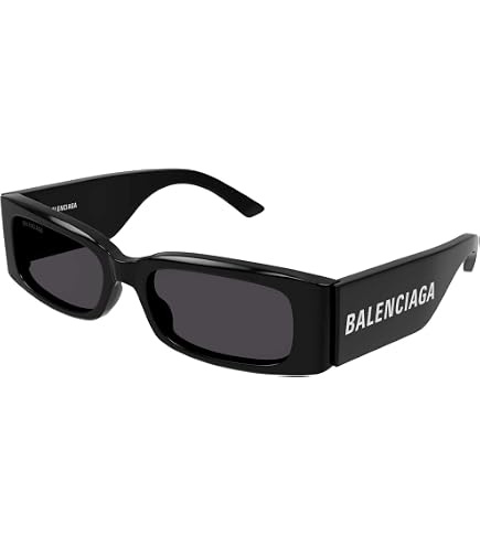 Amazon.com: Balenciaga Square/Rectangle Sunglasses Havana Havana