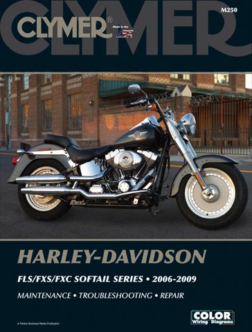 2006-2009 Harley Davidson FLX/FXS/FXC Softail Series CLYMER MANUAL HD FLX/FXS/FXC SOFTAIL SERIES 06'-09', Manufacturer: CLYMER, Manufacturer Part Number: M250-AD, Stock Photo - Actual parts may vary.
