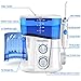 Nicefeel Upgrade UV Sterilize Water Flosser, Quiet Design 1000ml High-Volume 10 Adjustable Presure Countertop Denten Oral Irrigator with 7 Multifunctional Tips for Family FDA Approved