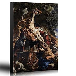 Oil Painting of Raising of The Cross by...