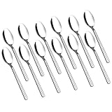 Saedy 12-Piece Tea Spoon Set, Dessert Coffee Spoon Stainless Steel, 6-Inch