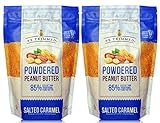PB Trimmed Powdered Peanut Butter - VALUE PACK (Salted Caramel, 1 lb 2-Pack)