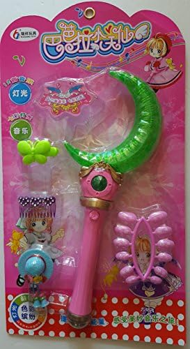 Green Crescent moon wand stick Pretty Guardian Sailor Moon - Moonlight White Stick