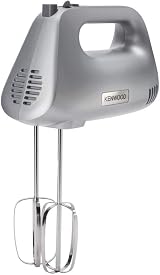 Kenwood Handmixer 450W five speeds stainless steel beaters kneaders HMP30.A0SI