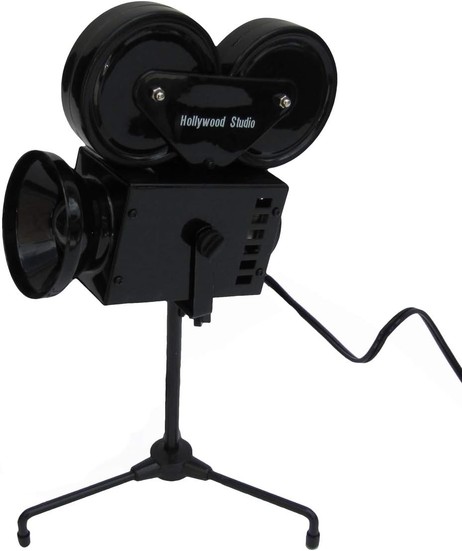 movie camera desk lamp