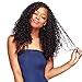 UNICE 10A Hair Brazilian Curly Hair 4 Bundles, Unprocessed Human Virgin Hair Weaves Natural Color 16 18 20 22 inch