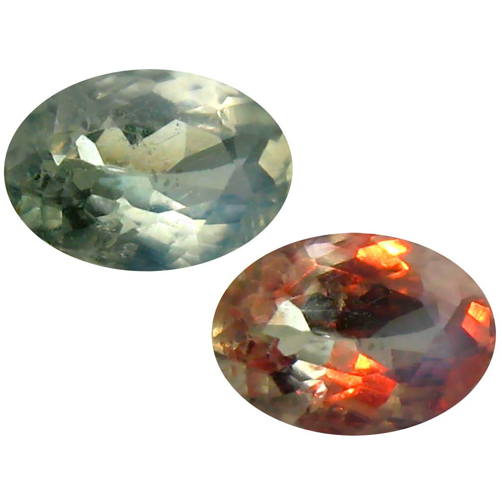 0.29 ct OVAL SHAPE (5 x 4 mm) 100% NATURAL (UN-HEATED) COLOR CHANGE ALEXANDRITE LOOSE GEMSTONE