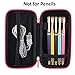 iDream365 Fountain Pen Case Holder,Hard Protective Carrying Case/Bag/Pouch/Holder for Executive Fountain Pens,Ballpoint Pens-Black/Pink