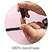 Aosome 12pcs Dreadlock Extension Full Handmade Brown Synthetic Hair Extension, 30cm/12in