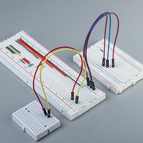 DEYUE Solderless Prototype Breadboard | 1x830 tie in point Breadboard 2x400 tie in points Circuit boards 6x170 tie points Mini Modular breadboard Kit - Thumbnail 4